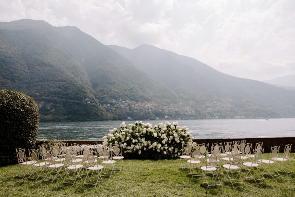 summer wedding Lake Como